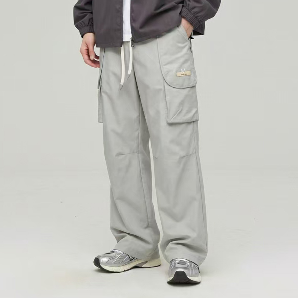 Men's Multi-Pocket Straight-Leg Pants