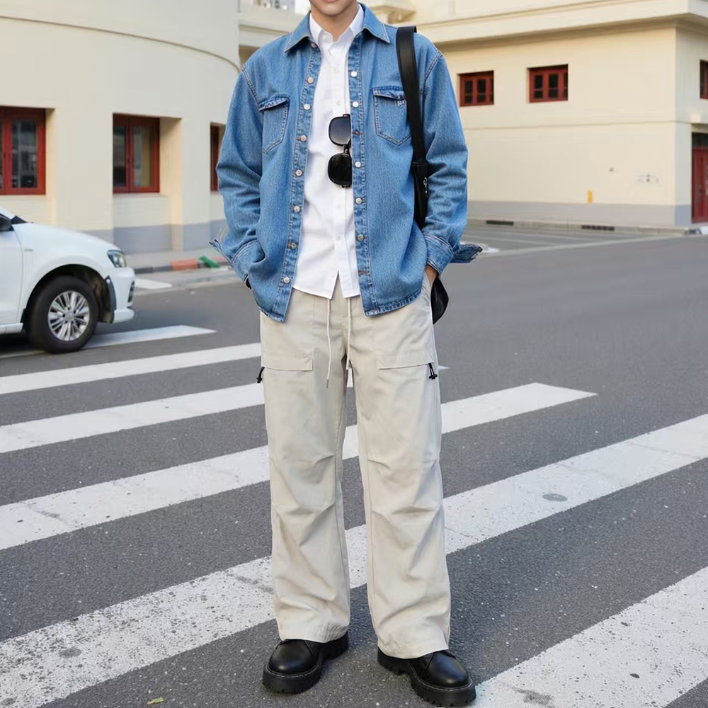 Men's Pleated Sports Pants