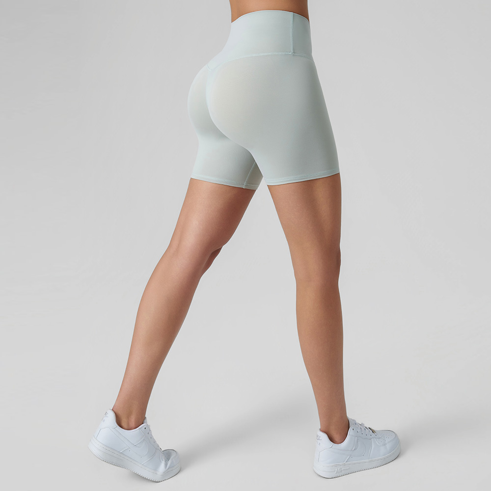 High-Waisted Sports Shorts