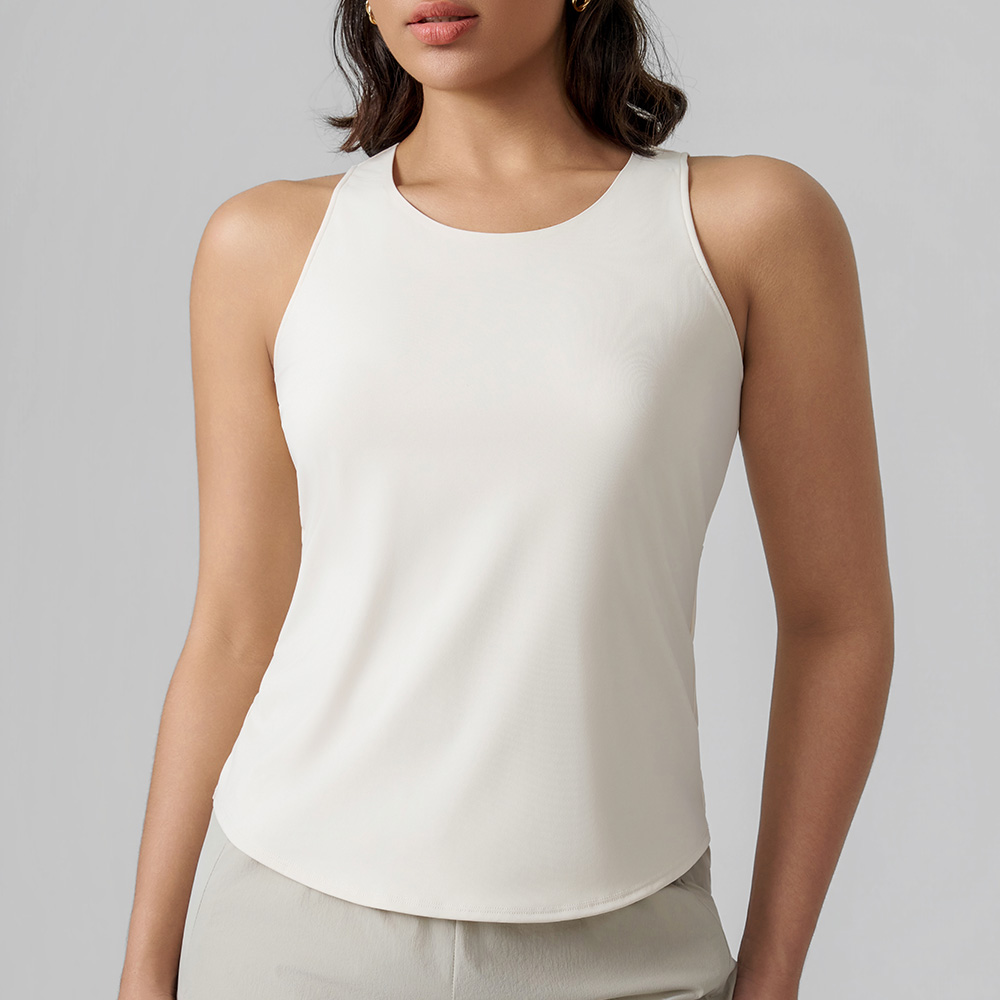 Keyhole Back Sleeveless Sports Top